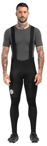 SIROKO - Salopette Lunga da Ciclismo BX Envalira - M - Nero