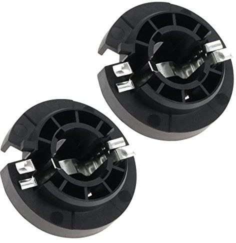 VGOL 2 Stück Blinkerbirnenhalter Ersatz 63212756177 Kompatibel mit B-M-W Mini R56 R57 R58 R59 R61 Rücklicht Glühbirne Schwarz