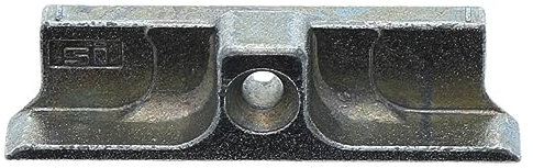 Siegenia Schließblech 56 A0813 284872 Titan Silber