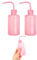 150ml Rinse Bottle for Eyelashes, 2 Pcs Pink Squeeze Bottles with Angled, Eyelash Wash Bottle for Extensions, Perfect for Beauty Salons and Home Use