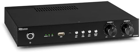 Power Dynamics WT460A Wifi Streaming Multi Room Stereo Amplifier with Bluetooth Audio and USB - 4x 60W