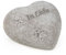 Logbuch-Verlag Deko Grab Herz 10,5 x 10 x 5 cm Grabherz Grabschmuck Allerheiligen frostsicher mit Text In Liebe Beton-Optik