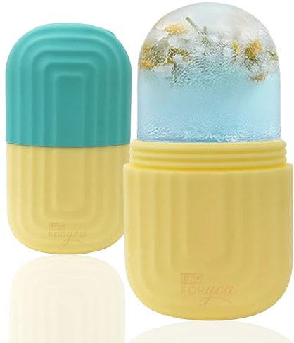 LAC FOR YOU Ice Roller for Face and Eyes - Skincare Products Ice Face Roller for Puffiness, Pore Reducing, Wrinkles Tightening