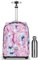 Zaino Scuola Invicta Benin Fantasy, Rosa e Viola, Tasca porta Borraccia e Porta Laptop + Borraccia Termica, Multicolore in Acciao Inox