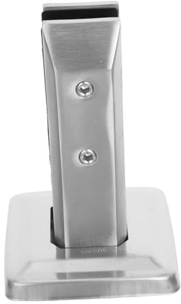 Angoily Support de Verre Ajustable pour Garde Corps et Clôture de Piscine pour Extérieurs