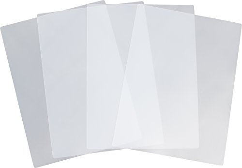 Tischset Platzset 4-teilig, transparent milchig, Größe: 430 x 325 mm, abwaschbar