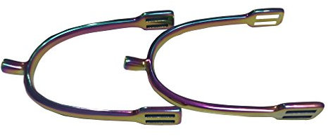 ARBO-INOX Sporen Edelstahlsporen Dornsporen Regenbogen Rainbow (15mm gerade)