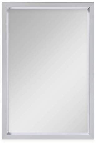 walther design Bilderrahmen silber 50 x 70 cm mit Passepartout, Steel Style Kunststoffrahmen ES070S