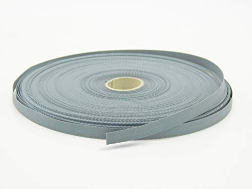 markiso® Meterware Texband 8mm Jalousien Grau - Jalousieband Hergestellt in der Schweiz, Originales Reparaturband für Jalousie, Aufzugsband Hochwertig & UV-beständig, Zugband 8x0,34mm