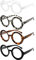 Eyekepper 4er Pack Stilvolle Lesebrille - Mode Runde Lesehilfe für Damen
