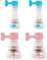 HLIWS 4 pcs Rubinetto A Prova Di Schizzi,Rubinetto Rotante a 360,dispositivo per il risparmio dell'acqua del rubinetto,Adatto Per Cucina, Bagno(rosa,blu)