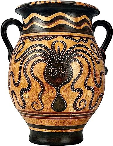 Mykenische Oktopus-Vase, Minoischer Marine-Stil, antike griechenische Keramik