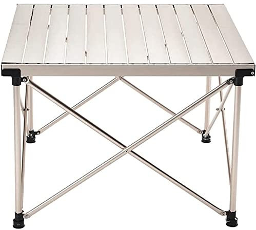 OLOTU Tische Klapptisch aus Aluminiumlegierung, Tisch für den Innen- und Außenbereich, Picknicktisch zum Kochen/Grillen, einfach zu installierender Campingtisch Kompakt