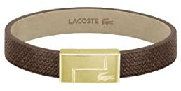 Lacoste Lederarmband für Herren Kollektion MONOGRAM LEATHER Braun - 2040187