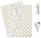 Jwssor Seidenpapier mit goldenen Punkten, 50,8 x 35,6 cm, Geschenkpapier für Geschenktüten, Hochzeit, Geburtstag, Babyparty, Basteln, 20 Blatt
