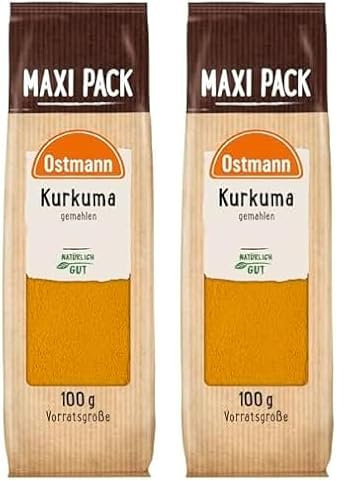 Ostmann Kurkuma gemahlen, 100 g (Packung mit 2)