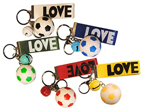 Kisangel 5 Stück Fußball-schlüsselanhänger Sport-schlüsselanhänger Dekorativer Fußball-schlüssel Für Sportfans Elegant Für Mann/frau