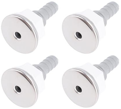 4pcs Vano da Bagno a Bolla Bubble Bubble Getto in PVC Accessori Dritti Getto Ugello Ugello per Tubatura per Massaggio, Vasca Idromassaggio