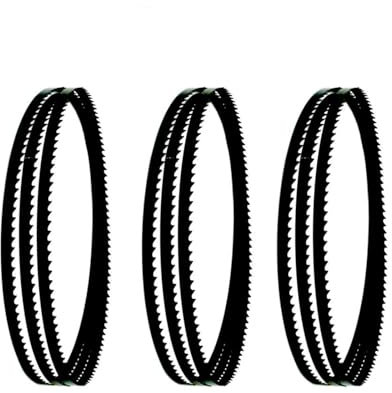 Sega a nastro, 3 lame for seghe a nastro 1425x6,35x0,35 mm 6TPI utensili for lavorazione del legno accessori for METABO Draper Nutool FOX