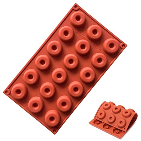 Mini Doughnut Mold Runde Buscuit und Kuchen Form zum Backen DIY (18 Grills)