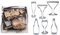 Beverages - Wine, Champagne, Martini, Margaritas, & Beer Cookie Cutter Set - 6 Piece - 1978