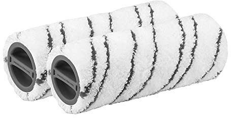 SET GRIS DE BROSSES-ROULEAUX EN MICROFIBRES POUR KARCHER FC( 2 PIéCES ) -2.055-007.0
