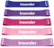Insonder Fitnessbänder 5er Set - Widerstandsbänder, Gymnastikband, Fitnessband - Strength Training Equipment - Gummiband Sport - Trainingsbänder + Booty Band