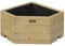 Rowlinson Garden Products Marberry Outdoor Corner Planter 45L Natural Timber