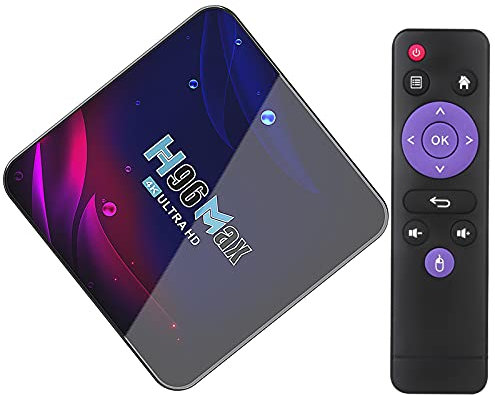 Android 10.0 TV-Box, 4 GB, 64 GB, unterstützt 6 K 3D, Smart TV Box H616 Quad-Core 64 Bit, WiFi, HD, H.265 Media Player Mini Android Box.
