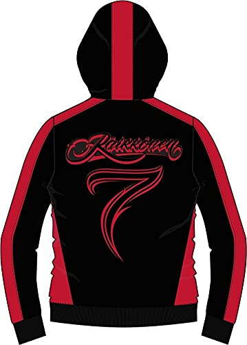 WEST COAST CHOPPERS WCC Hoodie Kimi Raikkönen Script Logo Black/Red-M