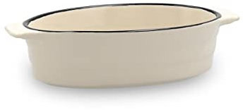 Quid Cocco Cazuela Ovalada Gres Horno 19x10,5x5cm Loza Apto Microondas Apto Horno