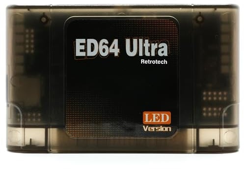 Retrotech 64 Ultra 340 In 1 LED Version Multi Game Cartridge For Nintendo N64 Video Game Console
