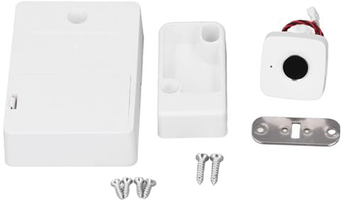 Serratura per armadietto con impronte digitali, Serratura per armadietto biometrica Serratura per cassetti con impronta digitale Serrature per cassetti per adulti Serratura (Bianco)