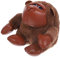 Abaodam Gorilla-Schlüsselanhänger Gorilla-Tag-Plüschtier Hase Tasche ausgestopft Zubehör Silvester gastgeschenk Plush Toy Puppe Plüsch Schlüsselanhänger aus süßem Plüsch PP Baumwolle Brown