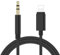 Mugust Cable Auxiliar Coche para iPhone Lightning,Cable Aux Lightning Jack 3.5mm Audio para iPhone 14/13/12/11/XR/XS/X/8/7,Autorradio/Auriculares/Altavoces,1M(Negro)