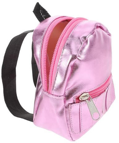 FRCOLOR Miniatur Puppenrucksack in Charmanter Doll-Form Idealer Kleiner Rucksack Puppen Vielseitiges Mini-Haus Zubehör Und Dekorativer Miniatur Ranzen Für Junge Mädchen-spielsets