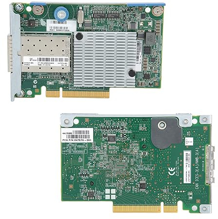 Qudinip Dual Port Ethernet-adapter 10 Gbps Höghastighetsnätverkskort för ProLiant DL360/DL380 Series-servrar