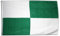 Digni Bandiera Tifosi a Quadri Verde-Bianchi - 90 x 150 cm Sticker Gratis