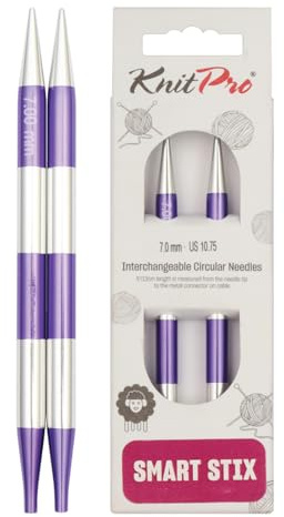 KnitPro Smartstix Interchangeable Circular Needles 5.5 (14cm) | 7.00mm
