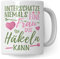 Pagma Druck Häkeln Tasse Geschenk, Häklerin Spruch Becher Geschenkidee, Kaffeetasse Häkelei, Häkelarbeit Kaffeebecher