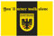 U24 Aufkleber Dortmund never walk alone Flagge Fahne 8 x 5 cm Autoaufkleber Sticker