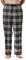 LAPASA Herren Schlafanzughose Karierte Pyjamahose, Long Relaxhose Loungehose Freizeithose M39 Wärmer, Baumwollflanell: Navy + Weiß kariert, 2XL