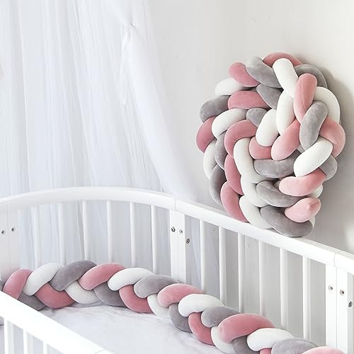 Bettschlange Geflochten, Kantenschutz 100% Baumwolle, Bettschlange für Allergiker, Bettkissen Stillkissen Schlange Handmade Seitenschläferkissen Kopfkissen Baumwolle Schlafkissen Kissen ( Color : K ,
