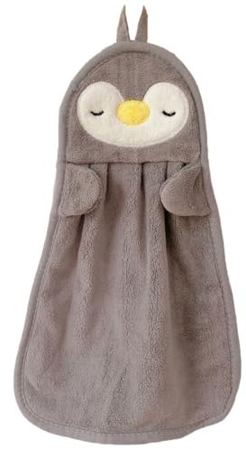 Tyatocepy Handtuch zum Aufhängen, Saugfähiges Baby-Handtuch, Niedliche Pinguin-Ente, Hautfreundlich, Weich, für Kinder, Einfach zu Verwenden