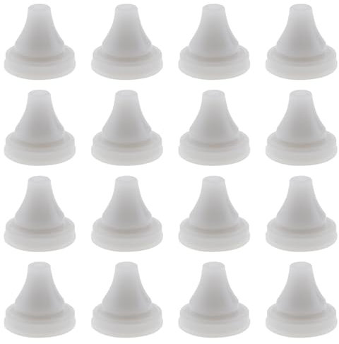 ECSiNG 50 PCS Shower Nozzles Replacement Part, Shower Head Replace Parts Silicon Nozzle Suitable for Shower Hole Diameter 4mm (Grey)