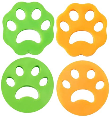 4 Piezas Bolas Quita Pelos Mascota, Atrapa Pelos Lavadora Mascotas, Atrapa Pelos Lavadora Reutilizables, para la Recogida De Polvo Y Pelo En la Ropa