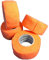 LisaCare wasserfeste Pflaster - elastisches, medizinisches, staub- fett- und schmutzabweisendes Pflaster - Neonorange - 4 Rollen á 2,5cm x 4,5m