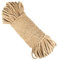 Corda di corda di juta spessa 5 mm 50 m Corda di canapa a 3 strati spago da giardino resistente per artigianato, avvolgimento, decorazione, giardinaggio