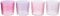 LSA Gems Trinkglas, Glas, Rosa, 8 cm, 4