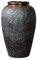 LH Vase rétro décoration Chinoise en Porcelaine de Jingdezhen Vase en céramique Faïence Pot à Fleurs Vase Décoration Plancher Grand (Taille : M)